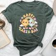 Wave Groovy Happy Earth Day 2024 Make Earth Day Every Day Bella Canvas T-shirt Heather Forest
