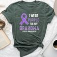 I Wear Purple For My Grandma Lupus Awareness Bella Canvas T-shirt Heather Forest