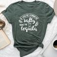 If You're Gonna Be Salty Bring The Tequila Tequila Bella Canvas T-shirt Heather Forest