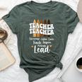 Black Teacher Melanin Crayons Black History Month Teacher Bella Canvas T-shirt Heather Mauve