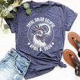 2024 Total Solar Eclipse Chicken Wearing Glasses Totality Bella Canvas T-shirt Heather Navy