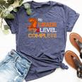 3Rd Grade Level Complete Basketball Last Day Of School Boys Bella Canvas T-shirt Heather Navy