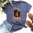 Afro Girl Taurus Queen Are Born In April To May Bella Canvas T-shirt Heather Navy