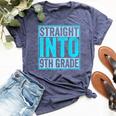 Back To School Straight Into 9Th Grade Bella Canvas T-shirt Heather Navy