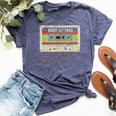 Best Of 1965 Vintage Cassette 59Th Birthday Women Bella Canvas T-shirt Heather Navy