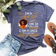 Black Aries Birthday I'm A April Girl Melanin Bella Canvas T-shirt Heather Navy