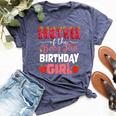 Brother Of The Berry First Birthday Of Girl Strawberry Bro Bella Canvas T-shirt Heather Navy