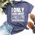 I Only Care About Butterfly Watching And Maybe 3 People Bella Canvas T-shirt Heather Navy