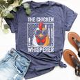 The Chicken Whisperer Farmer Animal Farm For Women Bella Canvas T-shirt Heather Navy
