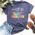 Class Dismissed Teacher Student Graduate Last Day Of School Bella Canvas T-shirt Heather Navy