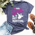 Cool Girls Go Ghost Hunting For A Paranormal Investigator Bella Canvas T-shirt Heather Navy