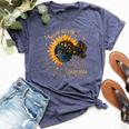 Cosmos Girl Total Solar Eclipse Watching April 8 2024 Bella Canvas T-shirt Heather Navy