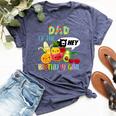 Dad Of The Birthday Girl Family Fruit Birthday Hey Bear Bella Canvas T-shirt Heather Navy