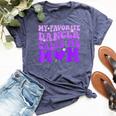 Dance Mom My Favorite Dancer Calls Me Mom Mother's Day Bella Canvas T-shirt Heather Navy