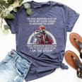 The Devil Whispered In My Ear Christian Jesus Bible Quote Bella Canvas T-shirt Heather Navy