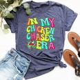 Disco Groovy In My Chicken Chaser Era Bella Canvas T-shirt Heather Navy
