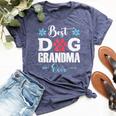 Dog Lover Best Dog Grandma Ever Dogs Owner Pet Animals Bella Canvas T-shirt Heather Navy