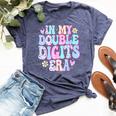 In My Double Digits Era 10 Year Old Girl 10Th Birthday Bella Canvas T-shirt Heather Navy