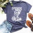 Expensive Difficult And Talks Back Mom Skeleton Bella Canvas T-shirt Heather Navy