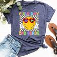 Field Day 2Nd Grade Groovy Fun Day Sunglasses Field Trip Bella Canvas T-shirt Heather Navy