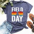 Field Day Colors Quote Sunglasses Boys And Girls Bella Canvas T-shirt Heather Navy