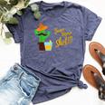 Mexican Cactus Meme Juan More Shot Party Bella Canvas T-shirt Heather Navy