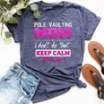 Pole Vaulting Mom T Best Mother Bella Canvas T-shirt Heather Navy