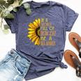 Sunflower Data Manager Bella Canvas T-shirt Heather Navy