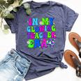 In My Glowing Teacher Era Schools Out For Summer End Of Year Bella Canvas T-shirt Heather Navy