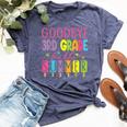 Goodbye 3Rd Grade Hello Summer Last Day Of School Graduation Bella Canvas T-shirt Heather Navy