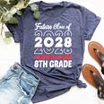 Graduation 2024 Future Class Of 2028 8Th Grade Bella Canvas T-shirt Heather Navy