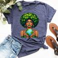 Green Mother Earth Day Gaia Save Our Planet Nature Recycling Bella Canvas T-shirt Heather Navy