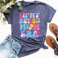 Groovy In My Autism Mom Era Autism Awareness Day Womens Bella Canvas T-shirt Heather Navy