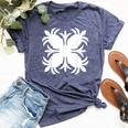 Hawaiian Quilting Pattern Pineapple Aloha Beaches Men Bella Canvas T-shirt Heather Navy