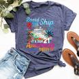 Husband Wife 21St Marriage Anniversary Cruise Ship Vacation Bella Canvas T-shirt Heather Navy