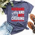 Husband And Wife Cruising Partners For Life Couple Cruise Bella Canvas T-shirt Heather Navy