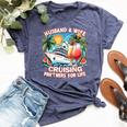 Husband And Wife Cruising Partners For Life Honeymoon Cruise Bella Canvas T-shirt Heather Navy