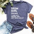 Irish Girl Definition Ireland Bella Canvas T-shirt Heather Navy