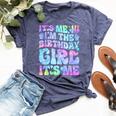 Its Me Hi Im The Birthday Girl Its Me Groovy For Girls Women Bella Canvas T-shirt Heather Navy
