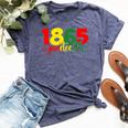 Junenth 1865 For June 19 Freedom Day Junenth Bella Canvas T-shirt Heather Navy