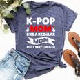 K-Pop Mom Like A Regular Mom Only Way Cooler Lgbt Gay Pride Bella Canvas T-shirt Heather Navy