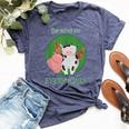 Be Kind To Every Kind Vegan Kindness Farm Animals T Bella Canvas T-shirt Heather Navy