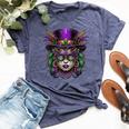 Mardi Gras Priestess New Orleans Witch Doctor Voodoo Bella Canvas T-shirt Heather Navy