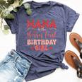 Mom And Dad Mama Berry First Birthday Girl Strawberry Family Bella Canvas T-shirt Heather Navy