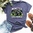 Monster Truck Race Racer Driver Grandma Mother's Day Bella Canvas T-shirt Heather Navy