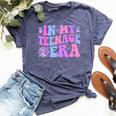 In My Nage Era Groovy Nager 13Th Birthday 13 Years Bella Canvas T-shirt Heather Navy
