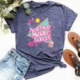 Next Stop Middle School Back To School Graduation Teacher Bella Canvas T-shirt Heather Navy