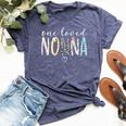 Nonna One Loved Nonna Mother's Day Bella Canvas T-shirt Heather Navy