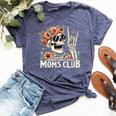 Overstimulated Moms Club Happy Mother's Day Mom Trendy Words Bella Canvas T-shirt Heather Navy
