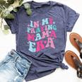 In My Praying Mama Era Christian Quotes Bella Canvas T-shirt Heather Navy